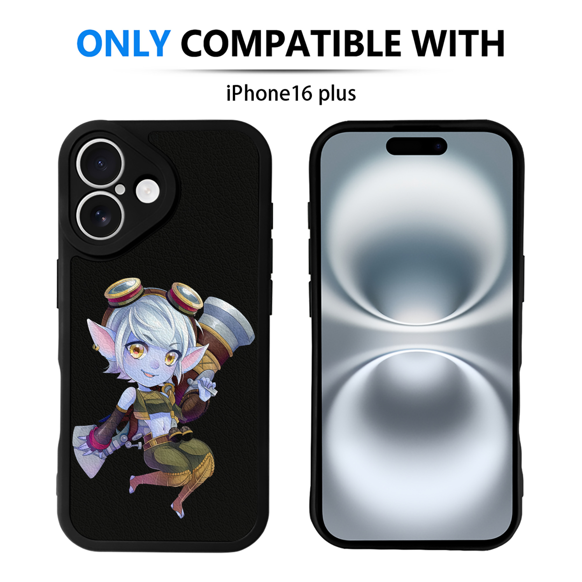 リーグ・オブ・レジェンド League of Legends LOL 【iPhone 16シリーズ対応】シリコンスマホケース（レザー調） 材質：シリコン